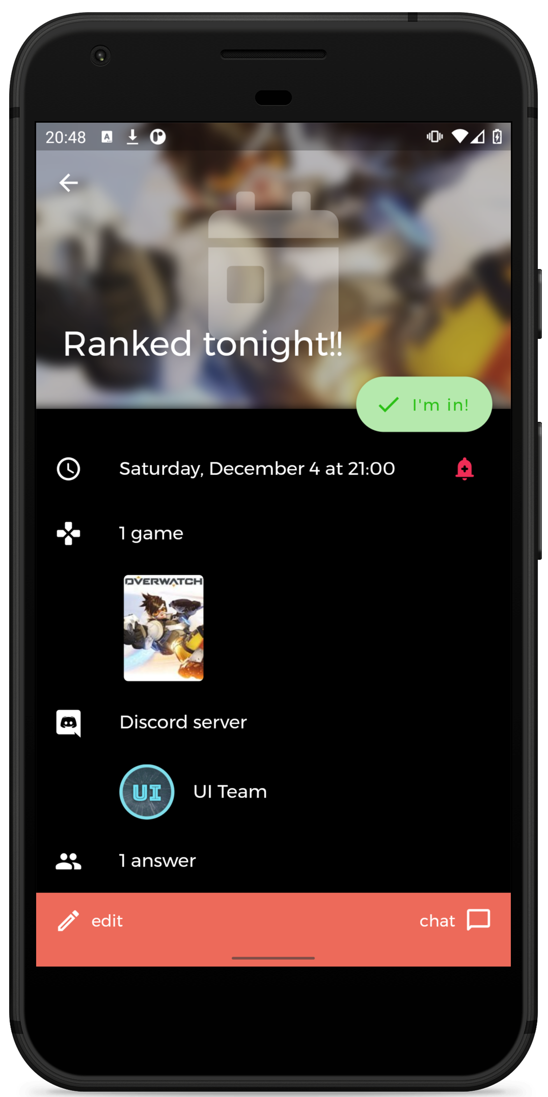 Event view